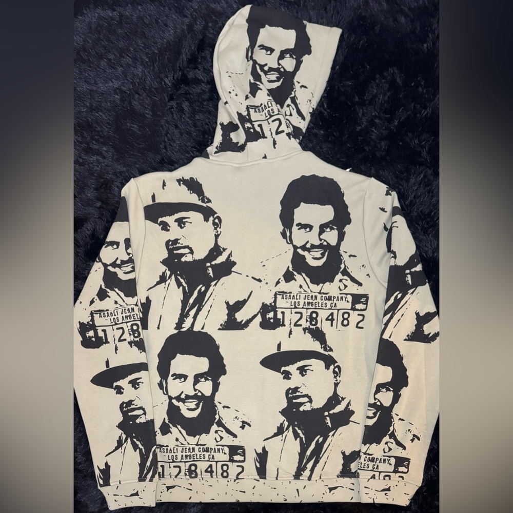 Men's Asaali x-large zip up hoodie og cartel vintage graphic very warm